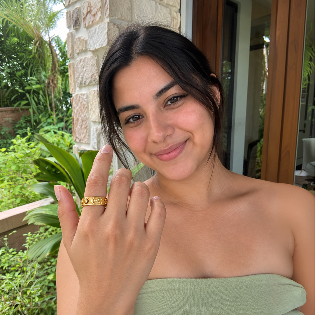 Sun & Moon Rotating Ring